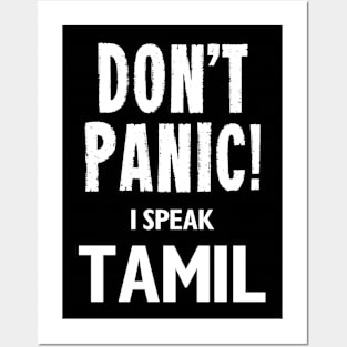 Don't Panic! I Speak Tamil Posters and Art